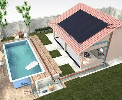 Manutenção aquecedor solar piscina